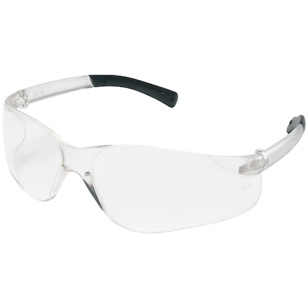 Mcr Safety BearKat (BK2), Safety Glasses, Duramass Hard Coat, Polycarbonate Lens, Clear Frame, Frameless BK210